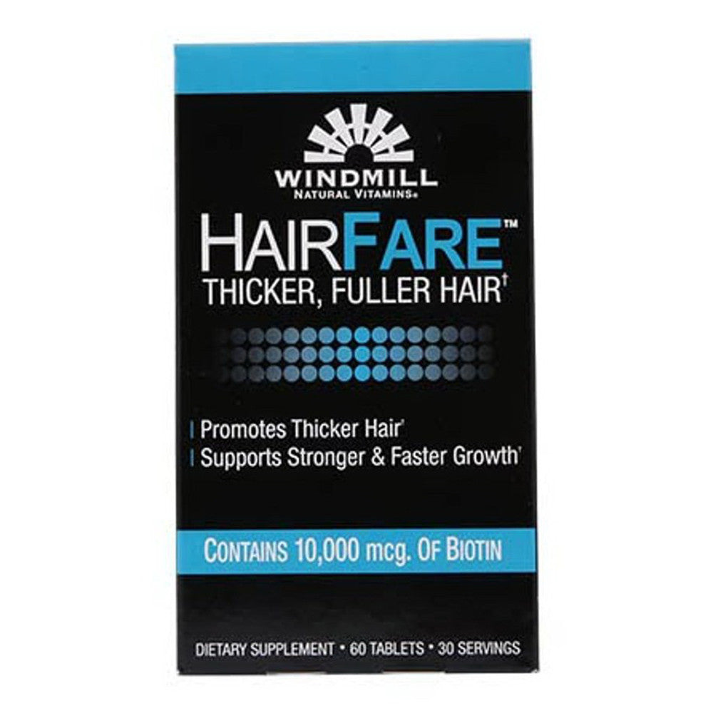 Windmill Hair Fare Vitamin Supplement Tablets For Hair, 60 Ea